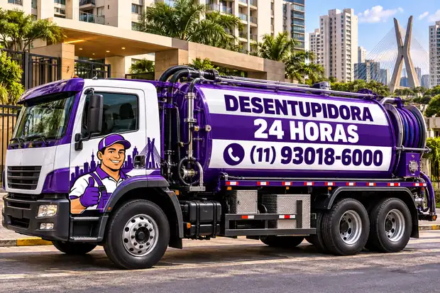 Caminhão auto vácuo para limpa fossa em São Paulo